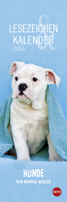 Hunde Lesezeichen & Kalender 2016