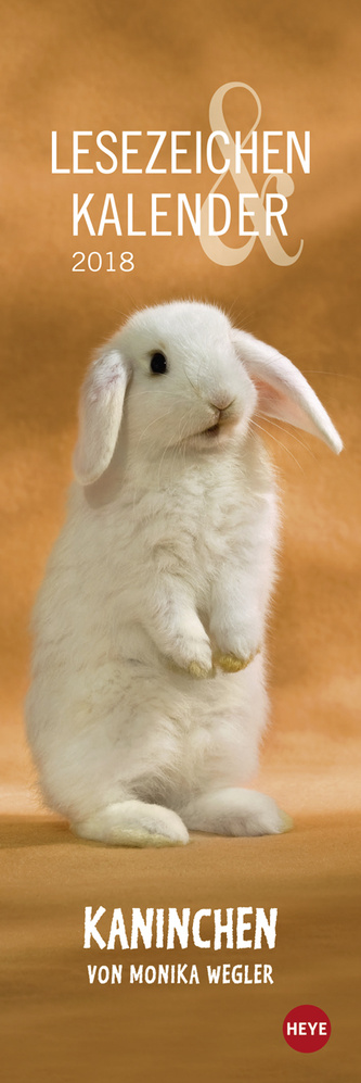Lesezeichen &amp; Kalender Kaninchen 2018